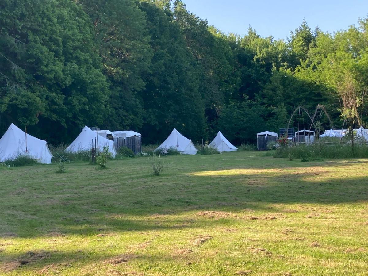 Au Pre Fleuri Eco Glamping Hotell Le Lindois Eksteriør bilde